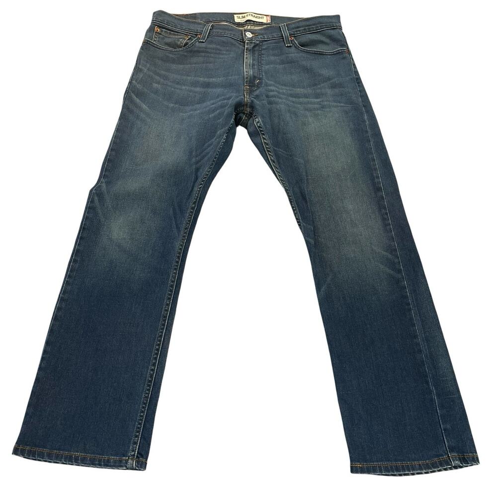 Levis‎ 514 Jeans Men's 36x30 Slim Fit Blue Straight Leg Nice Fade